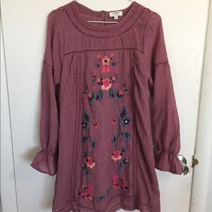 Umgee embroidered tunic dress